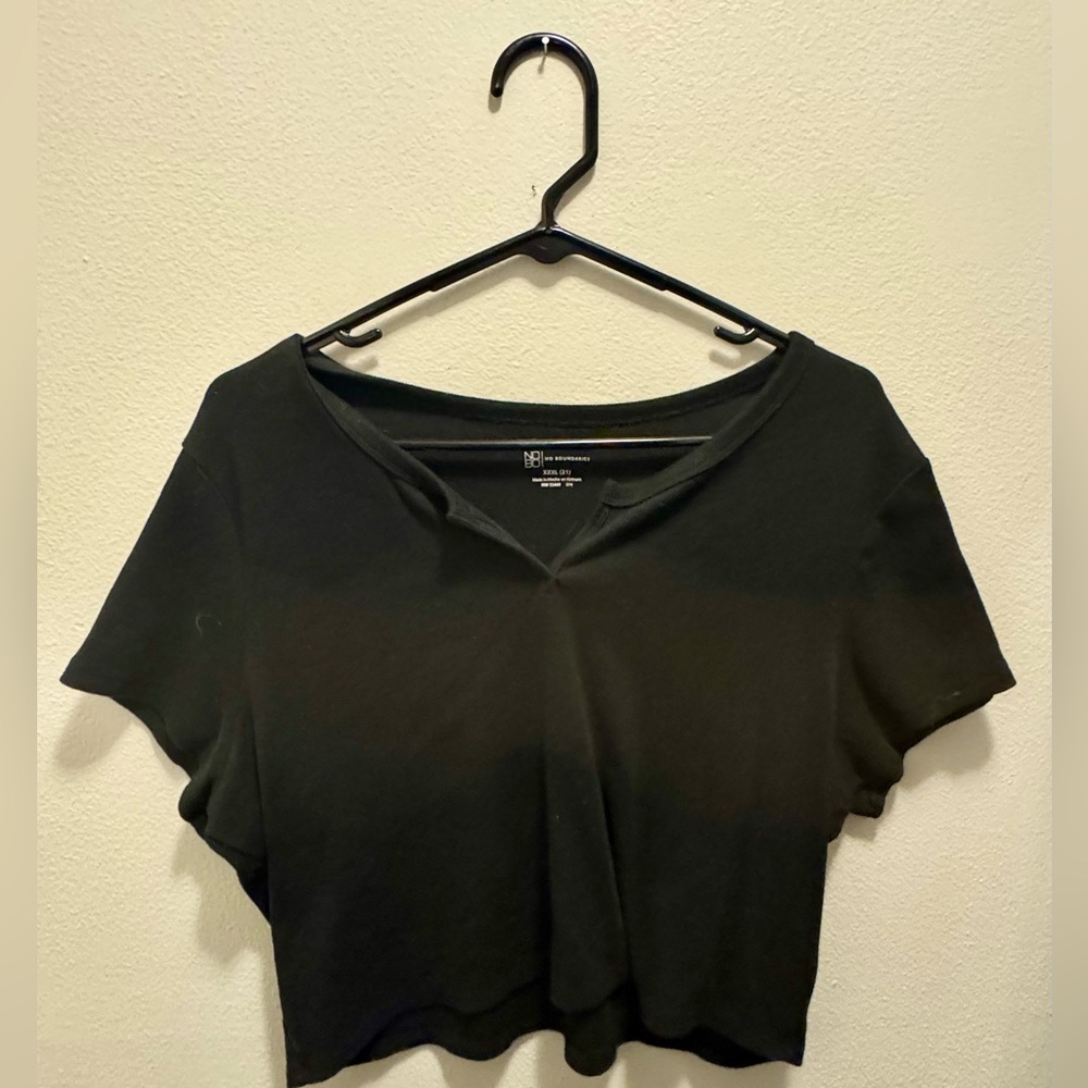 Black Women's Crop Top XXL